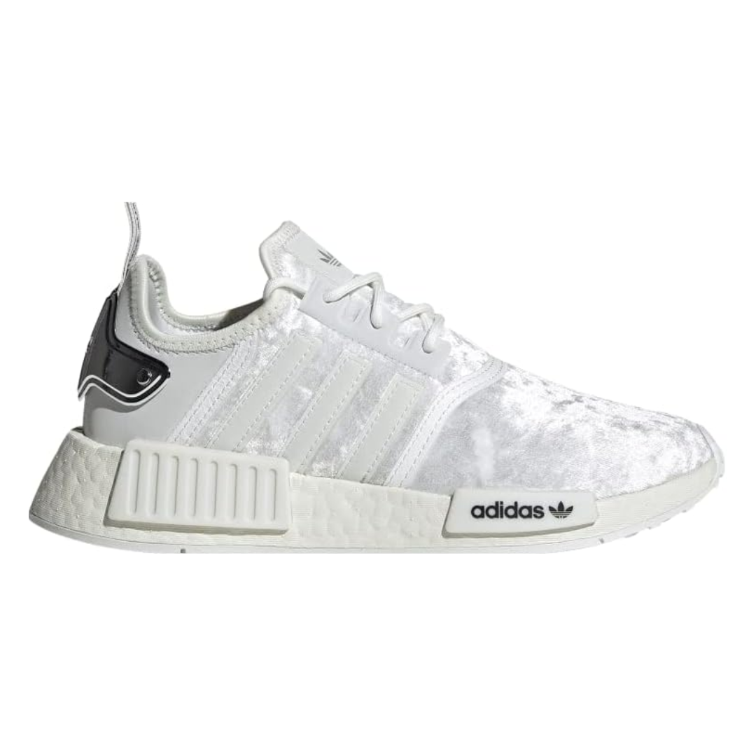 Adidas Originals NMD_R1 W - Tenis Deportivos Urbanos para Hombre y Mujer, Comodidad BOOST, Diseño Moderno y Ligero, Blanco Plateado