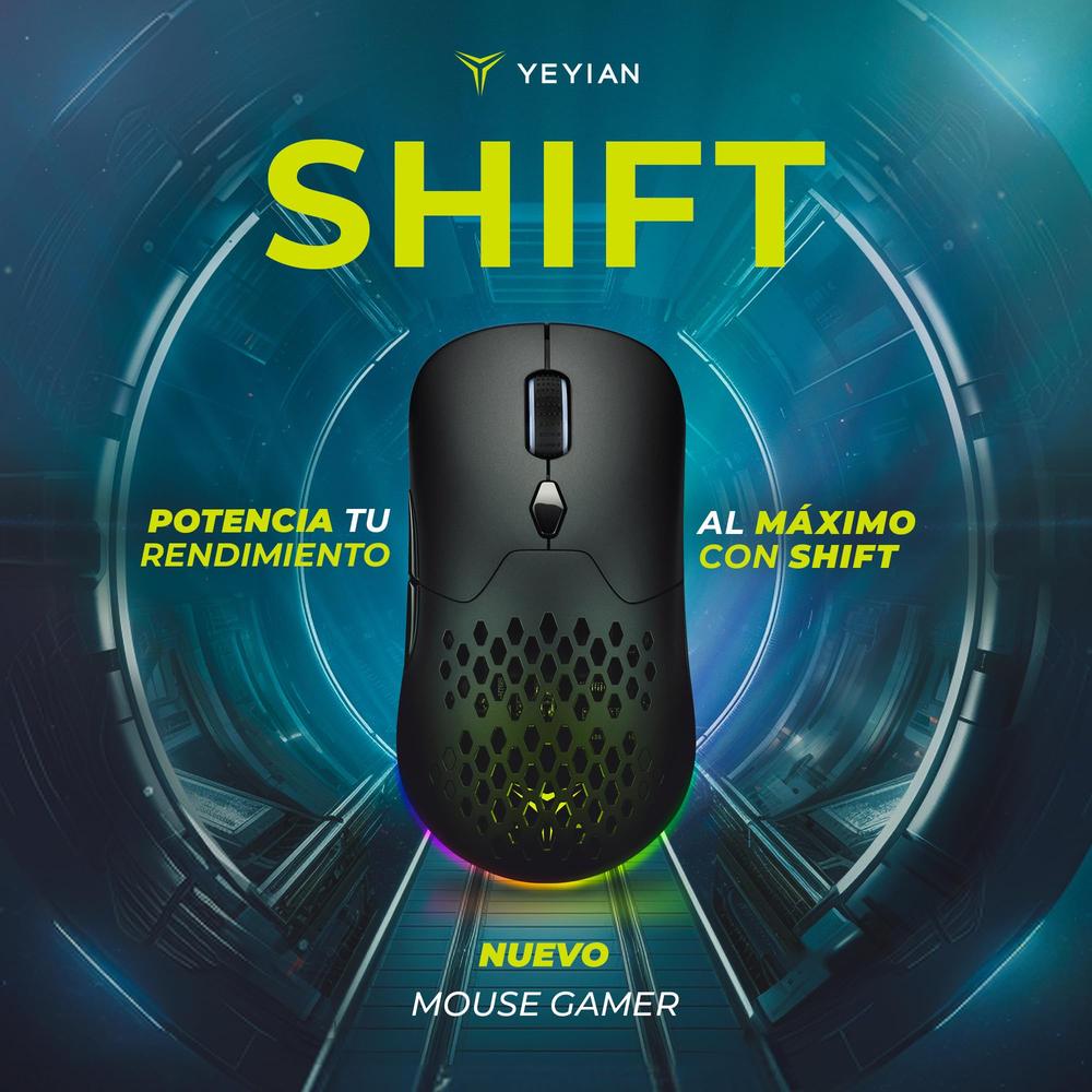 Mouse Gamer Yeyian Óptico Shift Inalámbrico Usb-A