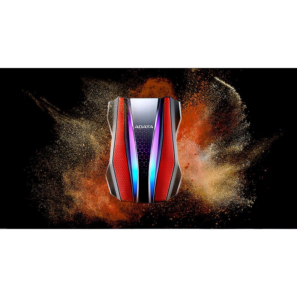 Disco Duro Externo Adata Hd770g Rgb 2.5" 1tb Usb Rojo A