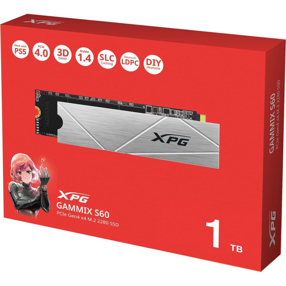 Ssd Xpg Gammix S60 NVMe 1tb Pci Express 4.0 M.2 Adata