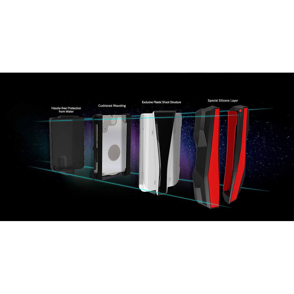 Disco Duro Externo Adata Hd770g Rgb 2.5" 1tb Usb Rojo A