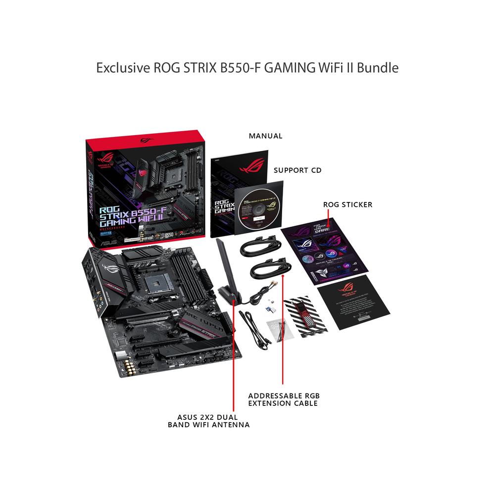 Tarjeta Madre Asus Atx Rog Strix B550-f Gaming Wifi AMD