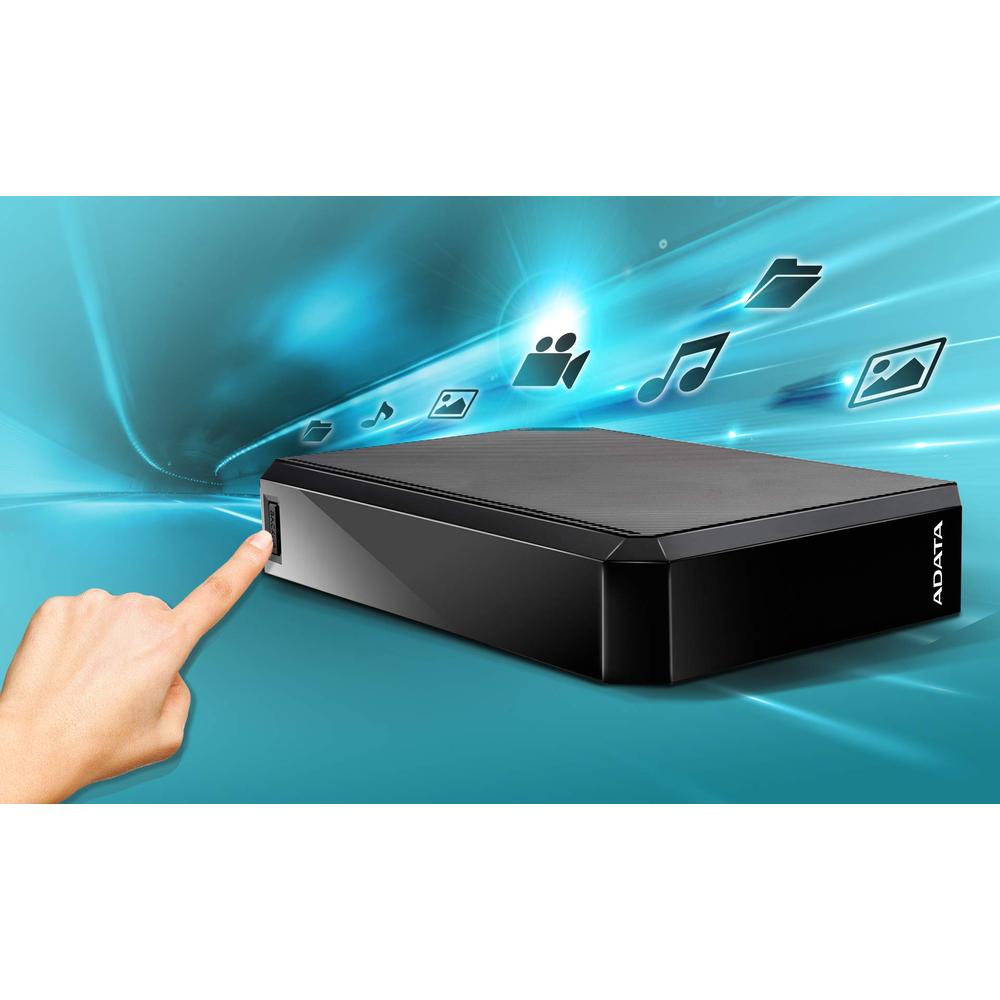 Disco Duro Externo Adata Hm800 3.5" 6tb Micro-USB B Negro