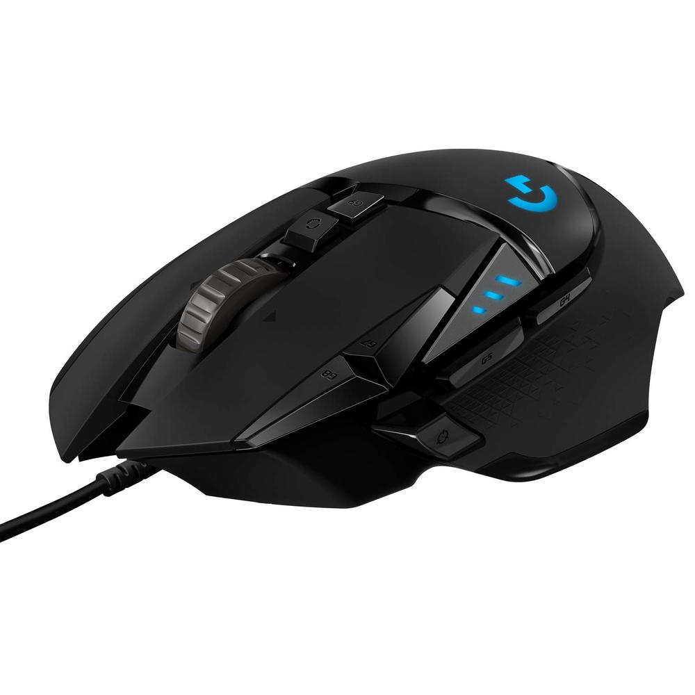 Mouse Gamer Ergonómico Logitech Óptico G502 Hero Rgb