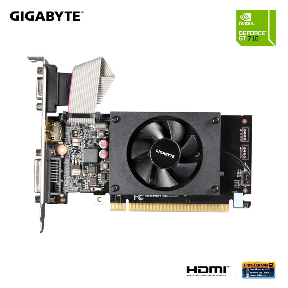 Tarjeta de Video Gigabyte Nvidia GeForce Gt 710 2gb 64-bit