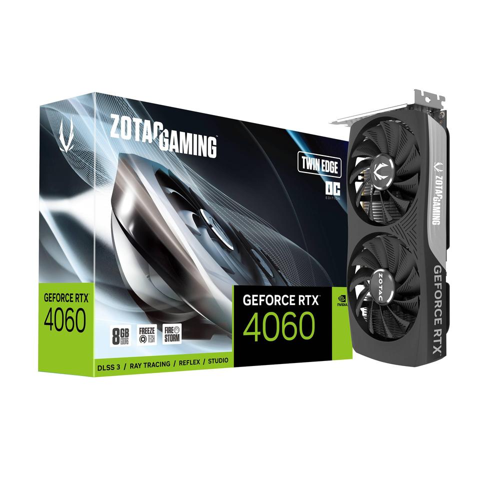 Tarjeta de Video Zotac Nvidia GeForce Rtx 4060 8gb Twin