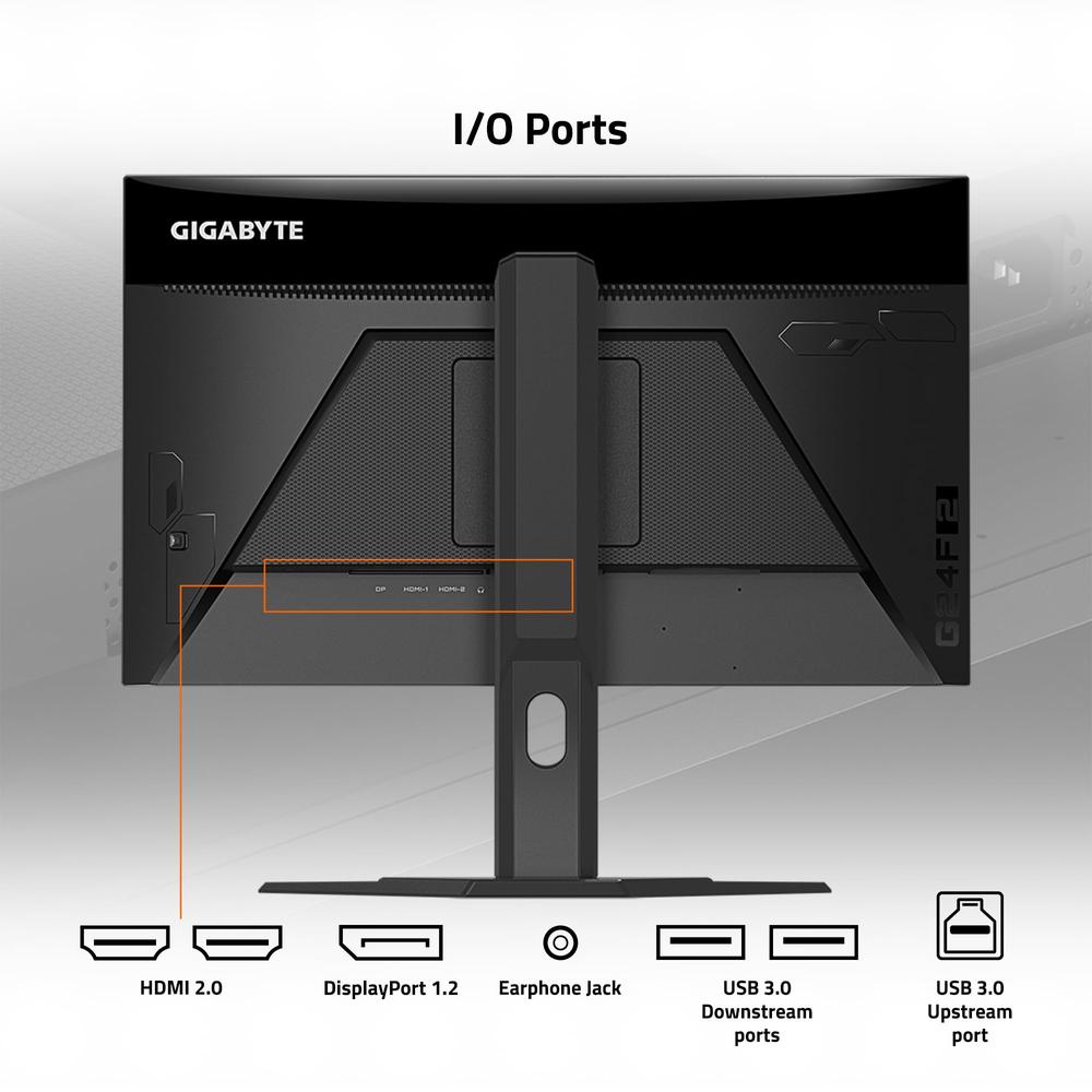 Monitor Gamer Gigabyte G24f 2 Led 23.8" FHD FreeSync