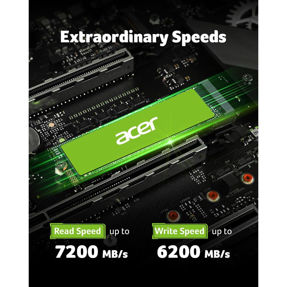 Ssd Acer Fa200 NVMe 2tb Pci Express 4.0 M.2 2280 2tb: PCIe