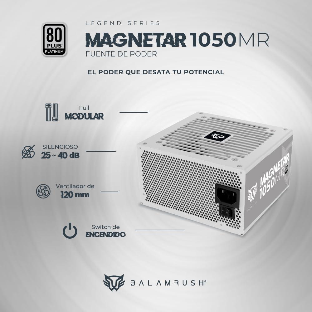 Fuente de Poder Balam Rush Magnetar 1050mrw 80 Plus