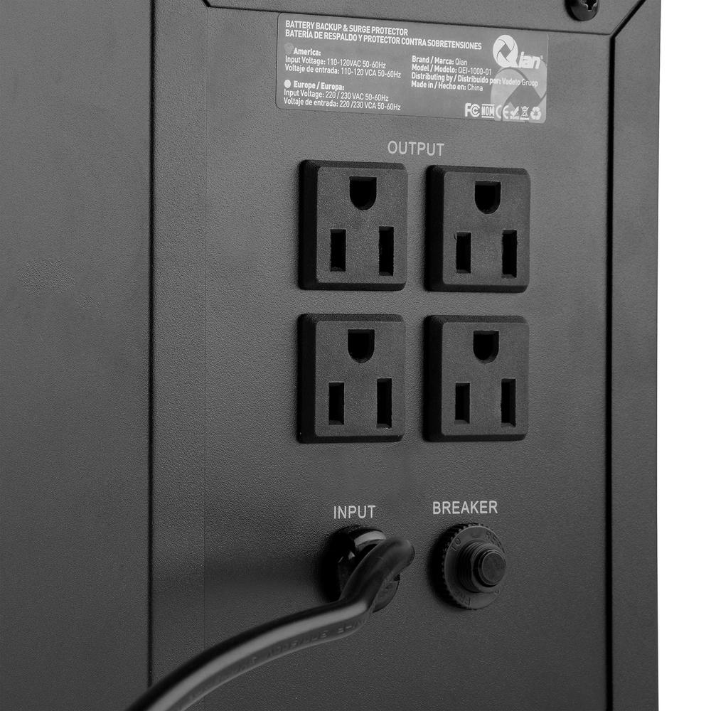 No Break Qian Qei-1000-01 Línea interactiva 600w 1000va