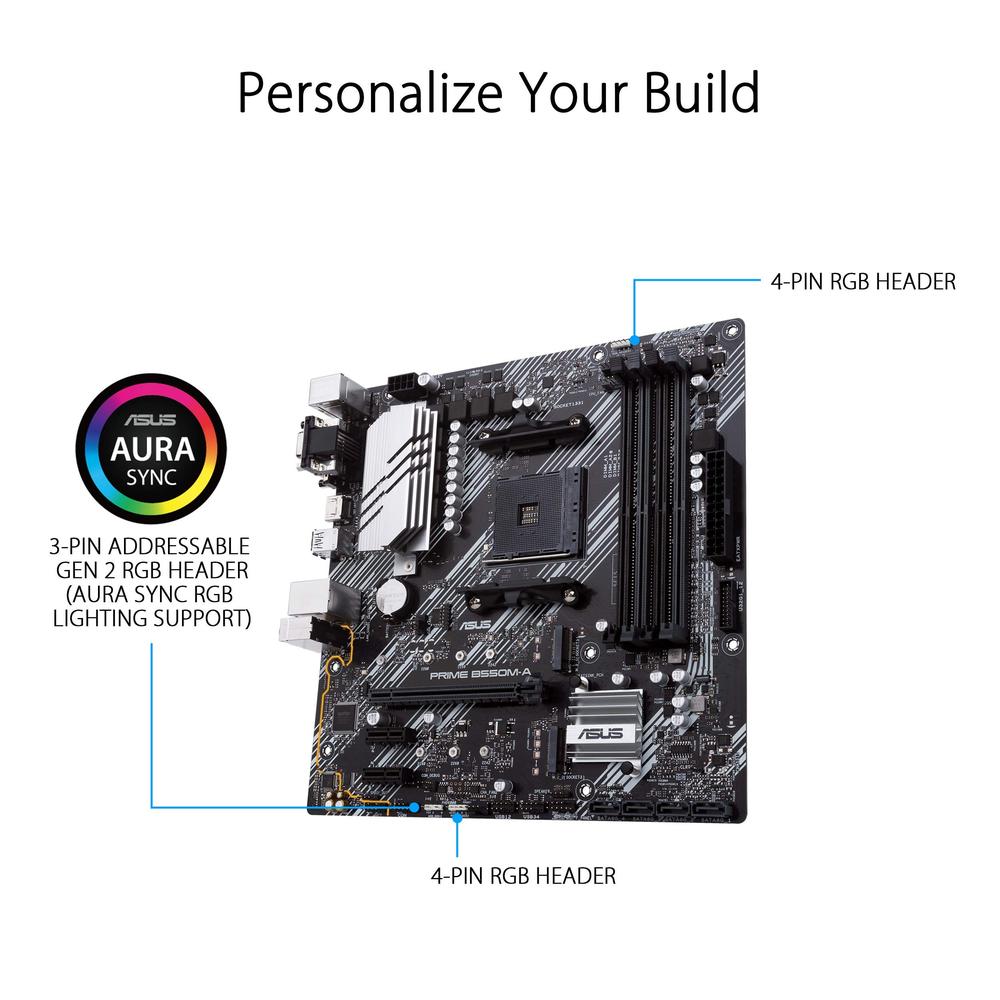 Tarjeta Madre Asus Micro-ATX Prime B550m-a Wifi Ii S-am4