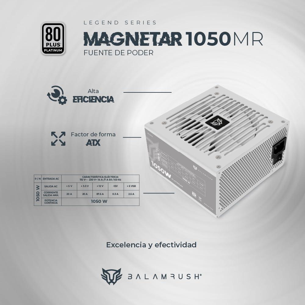 Fuente de Poder Balam Rush Magnetar 1050mrw 80 Plus