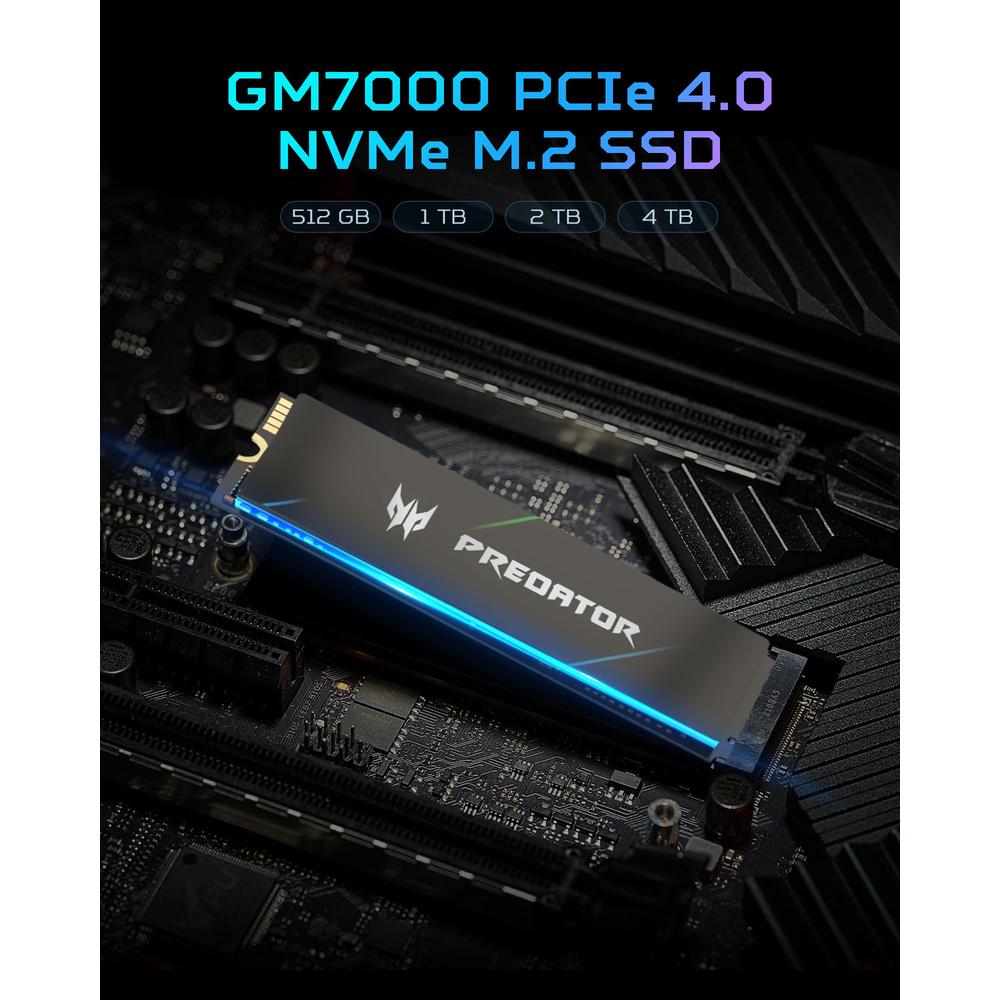 Ssd Acer Predator Gm-7000 NVMe 1tb Pci Express 4.0 M.2