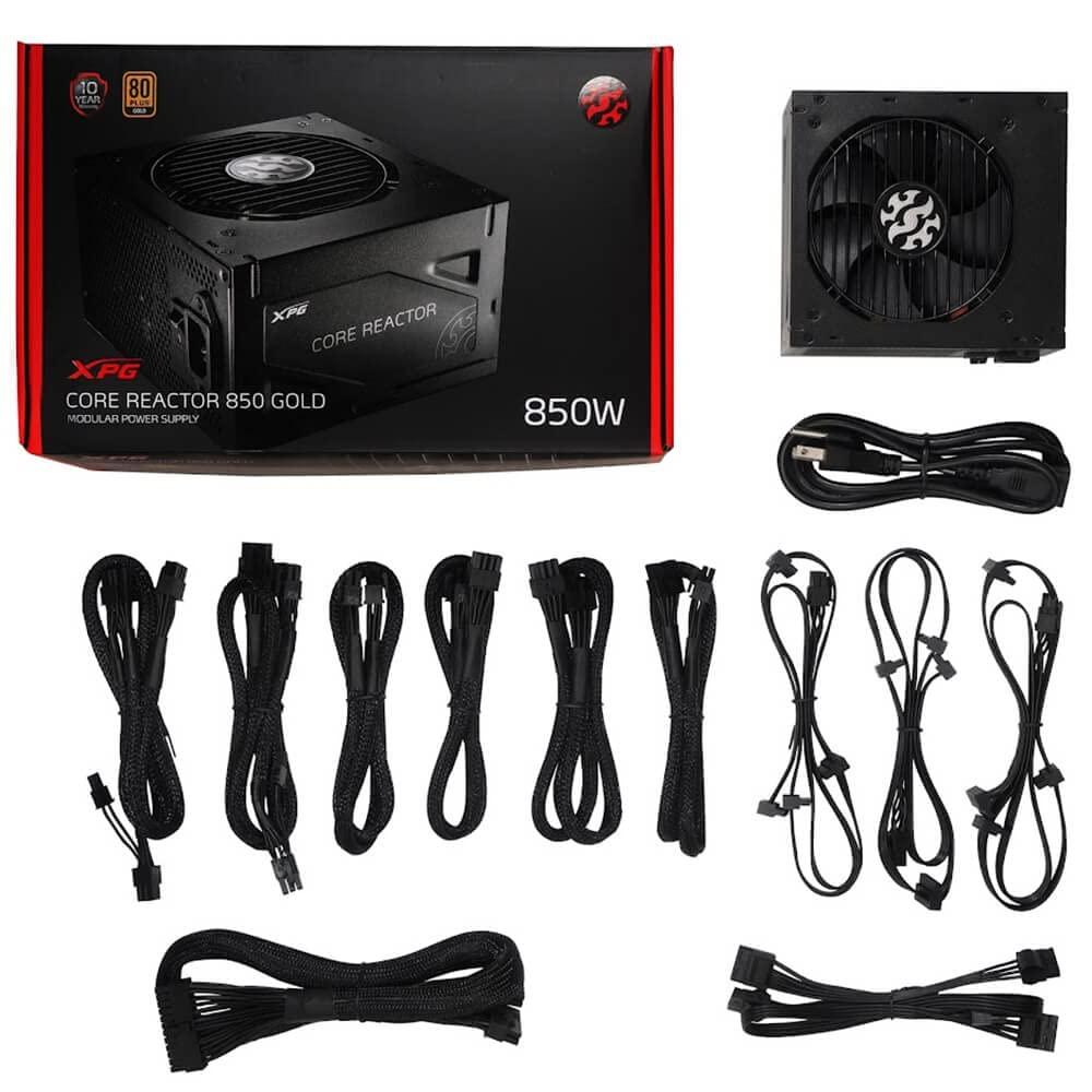 Fuente de Poder Xpg Core Reactor 80 Plus Gold Atx 850W