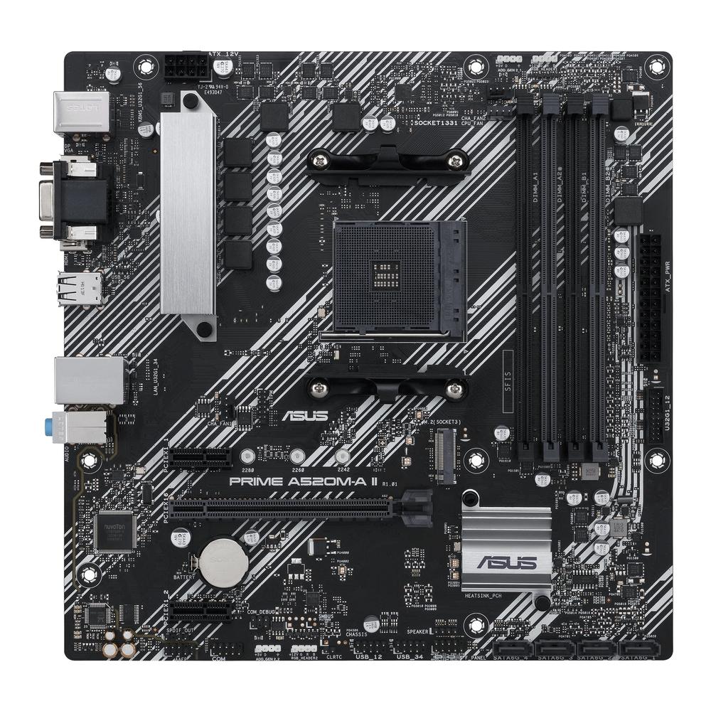 Tarjeta Madre Asus Micro Atx Prime A520m-a Ii Csm S-am4 Amd
