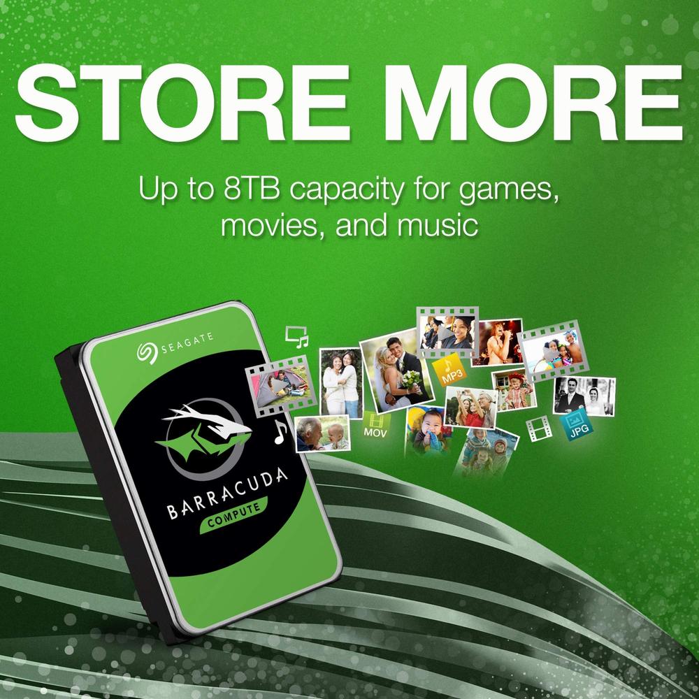 Disco Duro Interno Seagate Barracuda 3.5'' 8tb Sata Iii 6