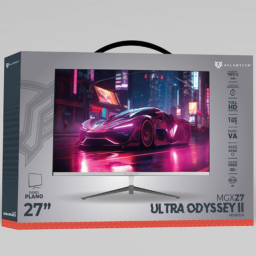 Monitor Gamer Balam Rush Ultra Odyssey Ii Mgx27 27" Blanco