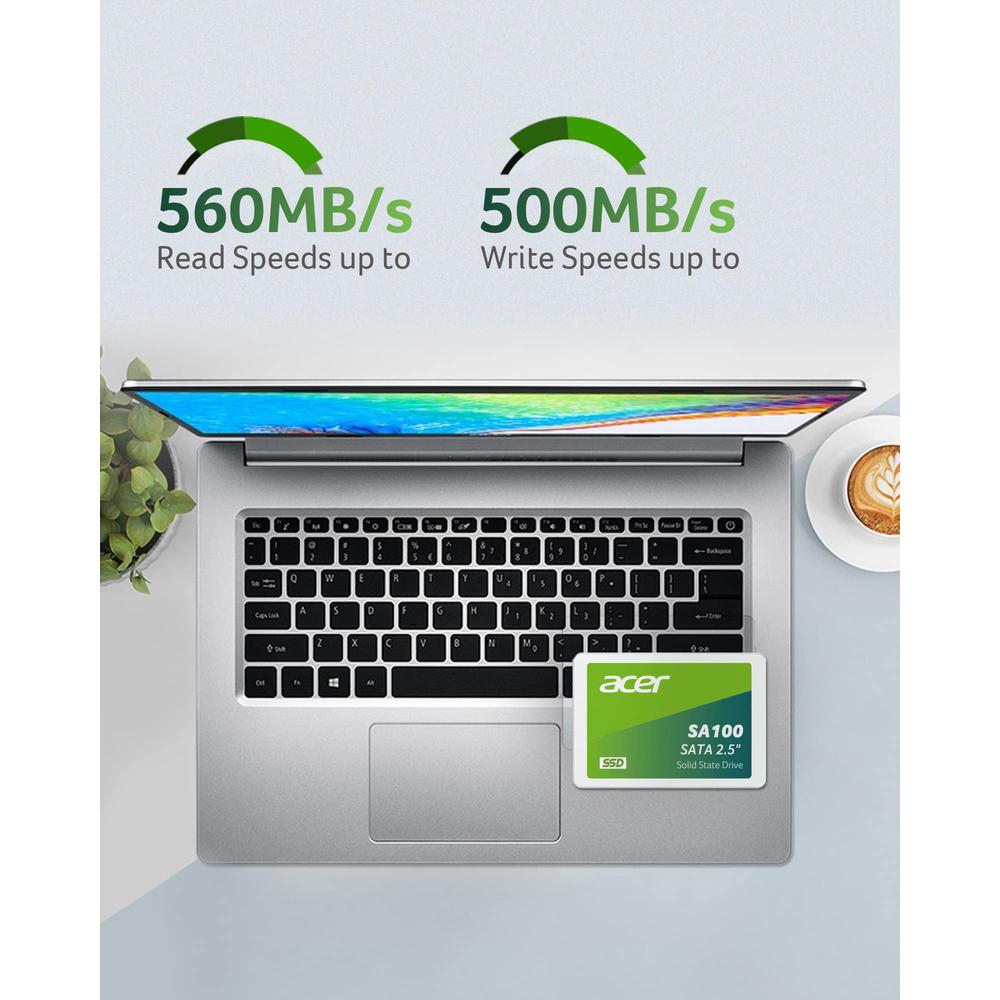 Ssd Acer Sa100 480gb Sata Iii 2.5" 6.7mm Unidad 560mb/s