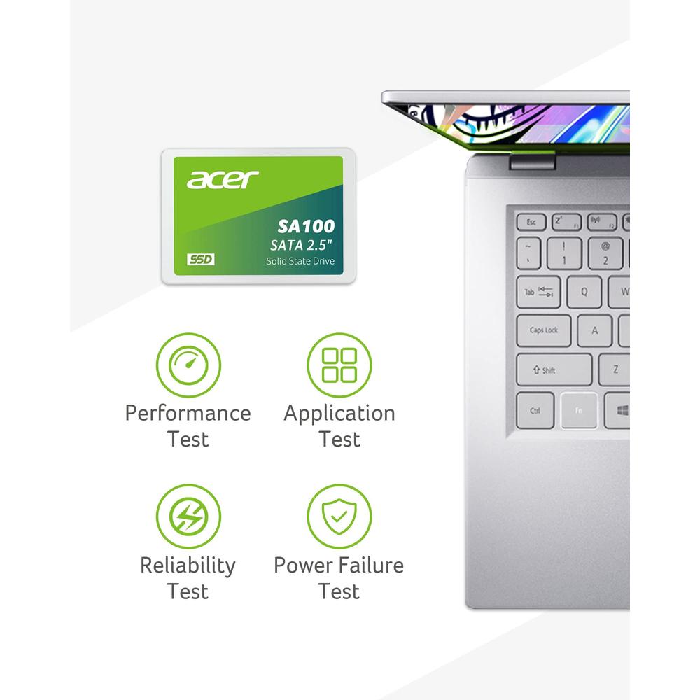 Ssd Acer Sa100 480gb Sata Iii 2.5" 6.7mm Unidad 560mb/s