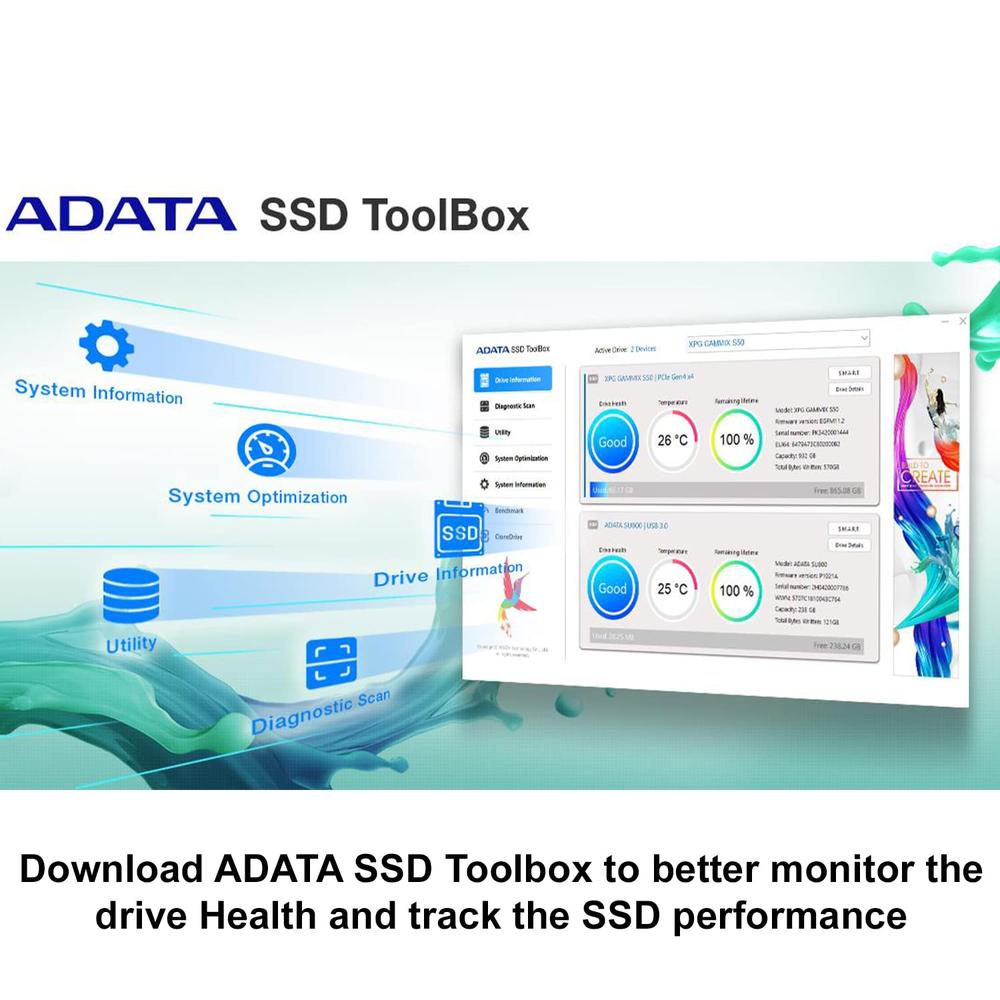 Ssd Adata Legend 800 NVMe 2tb Pci Express 4.0 M.2 Unidad