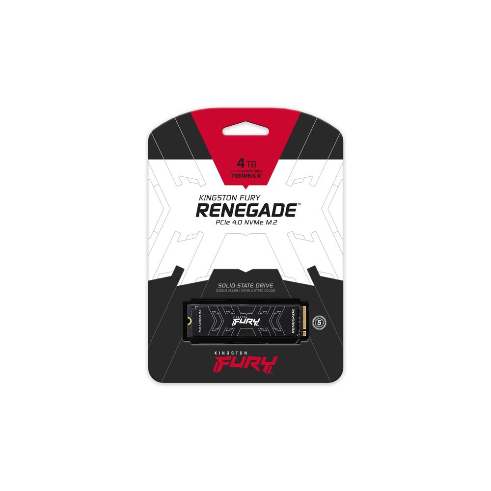 Ssd Kingston Fury Renegade NVMe 4tb Pci Express 4.0 M.2