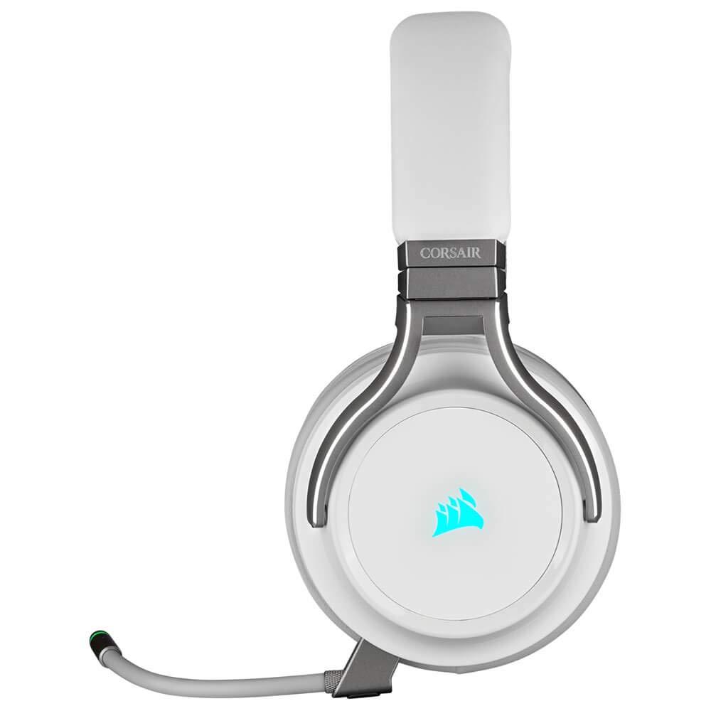Corsair Audífonos Gamer Virtuoso Rgb Wireless 7.1 Blanco