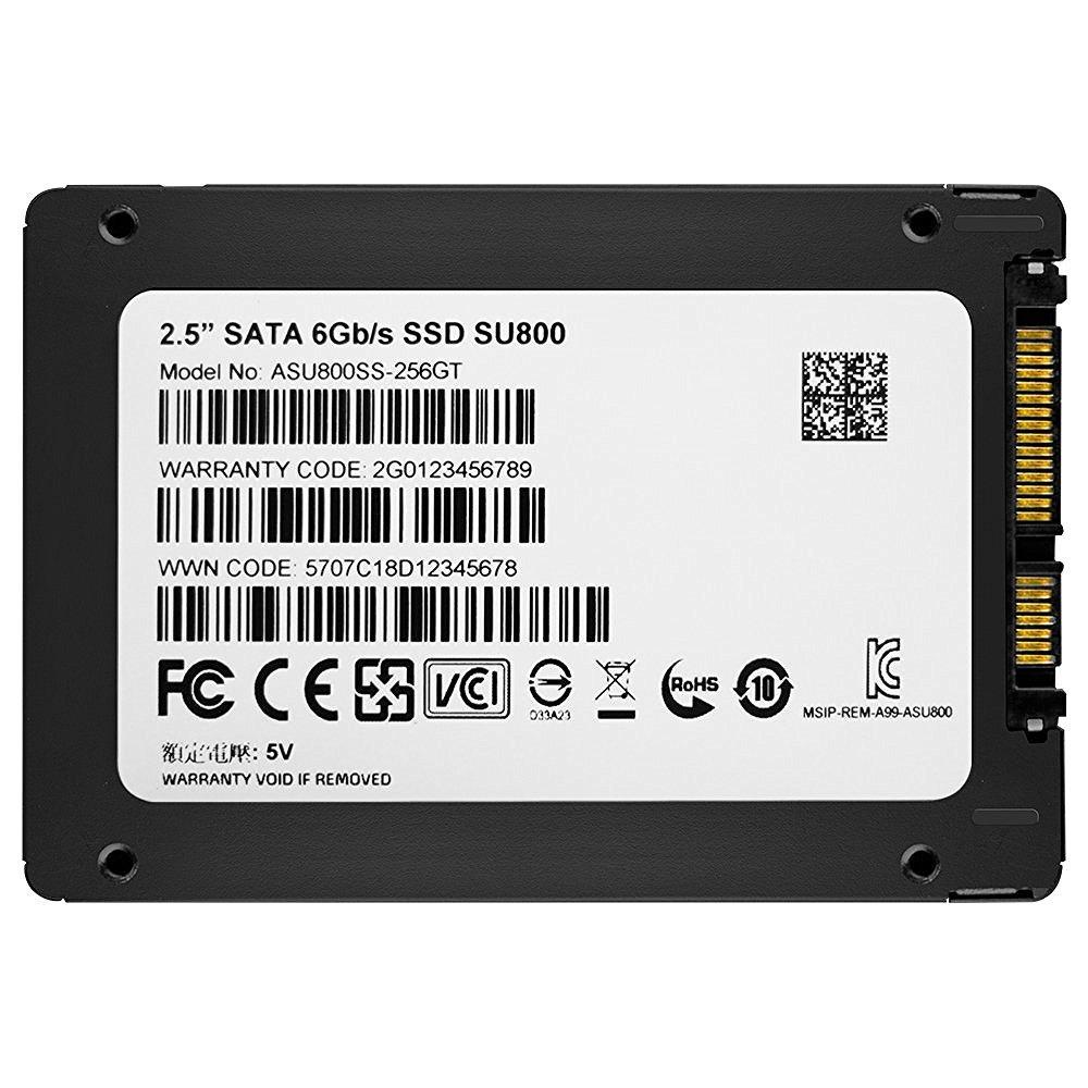 Ssd Adata Ultimate Su800 256gb Sata Iii 2.5'' 7mm
