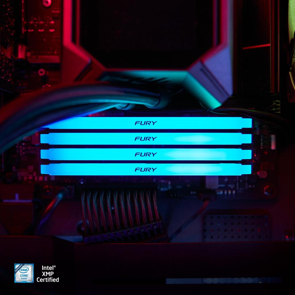 Memoria Ram Kingston Fury Beast Rgb Ddr4 3200MHz 8gb
