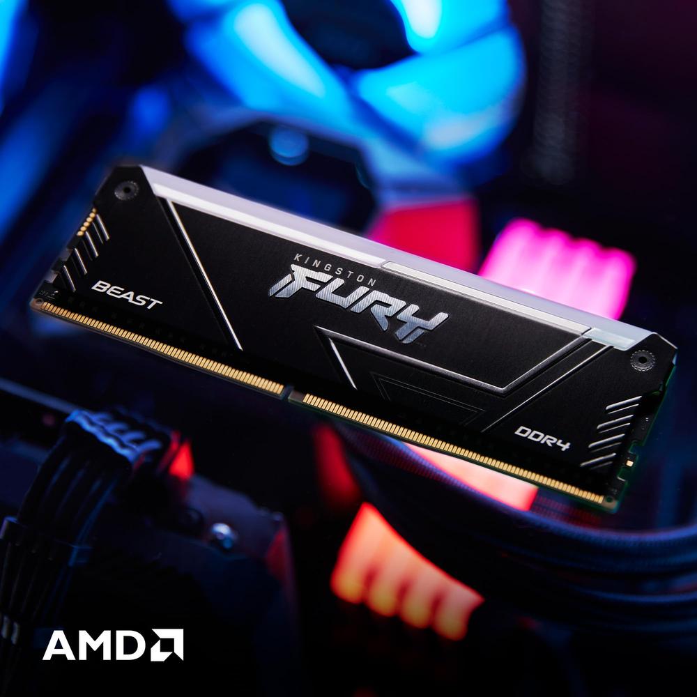 Memoria Ram Kingston Fury Beast Rgb Ddr4 3200MHz 8gb