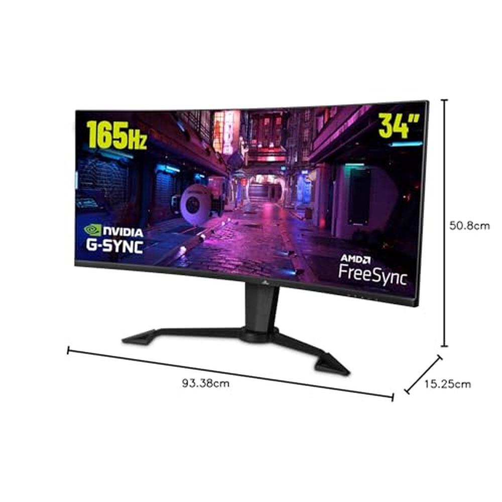 Monitor Gamer Curvo Yeyian Sigurd 4000 Led Va 34" Quad Hd