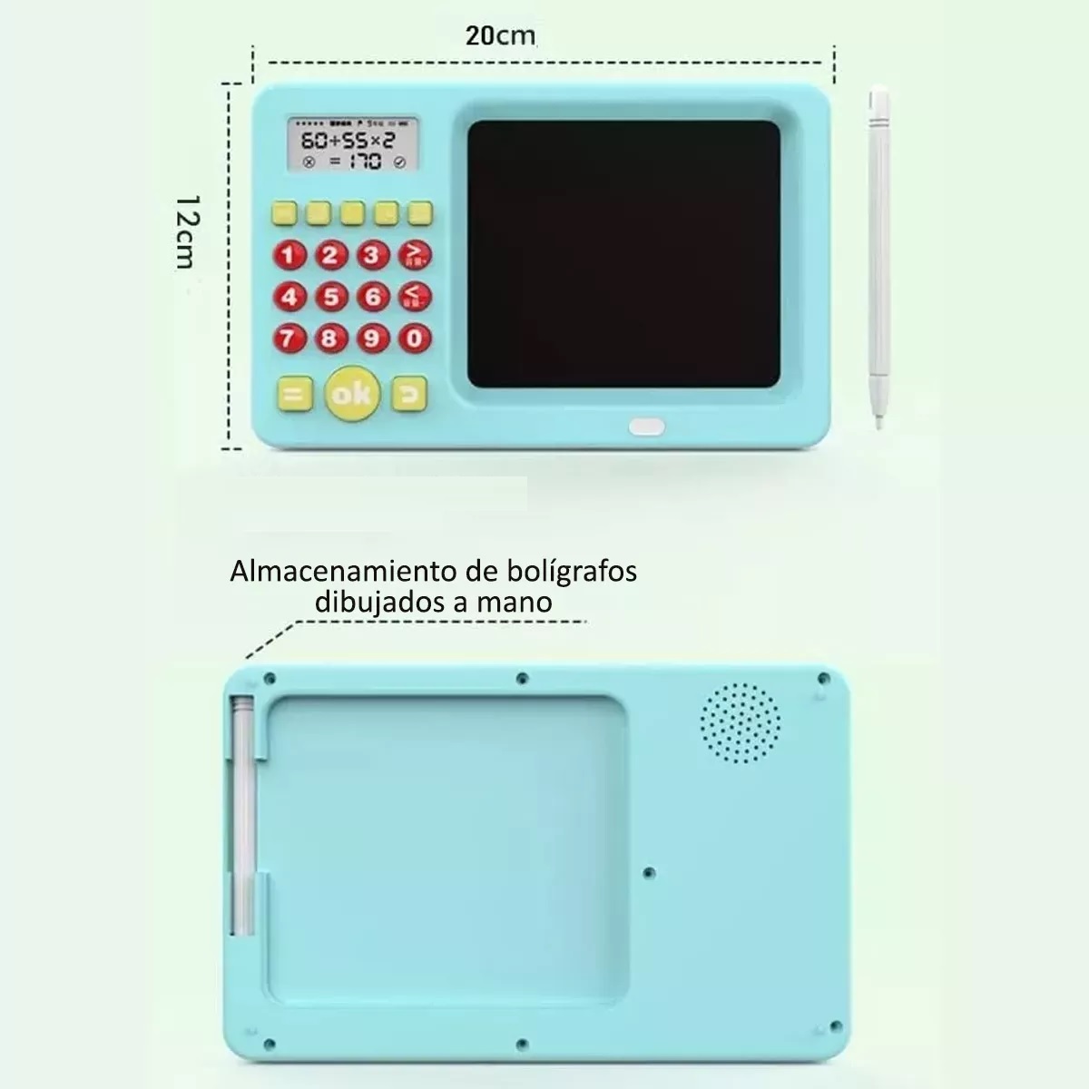 Pizarrones Magicos Tableta De Dibujo Niños Con Calculadora