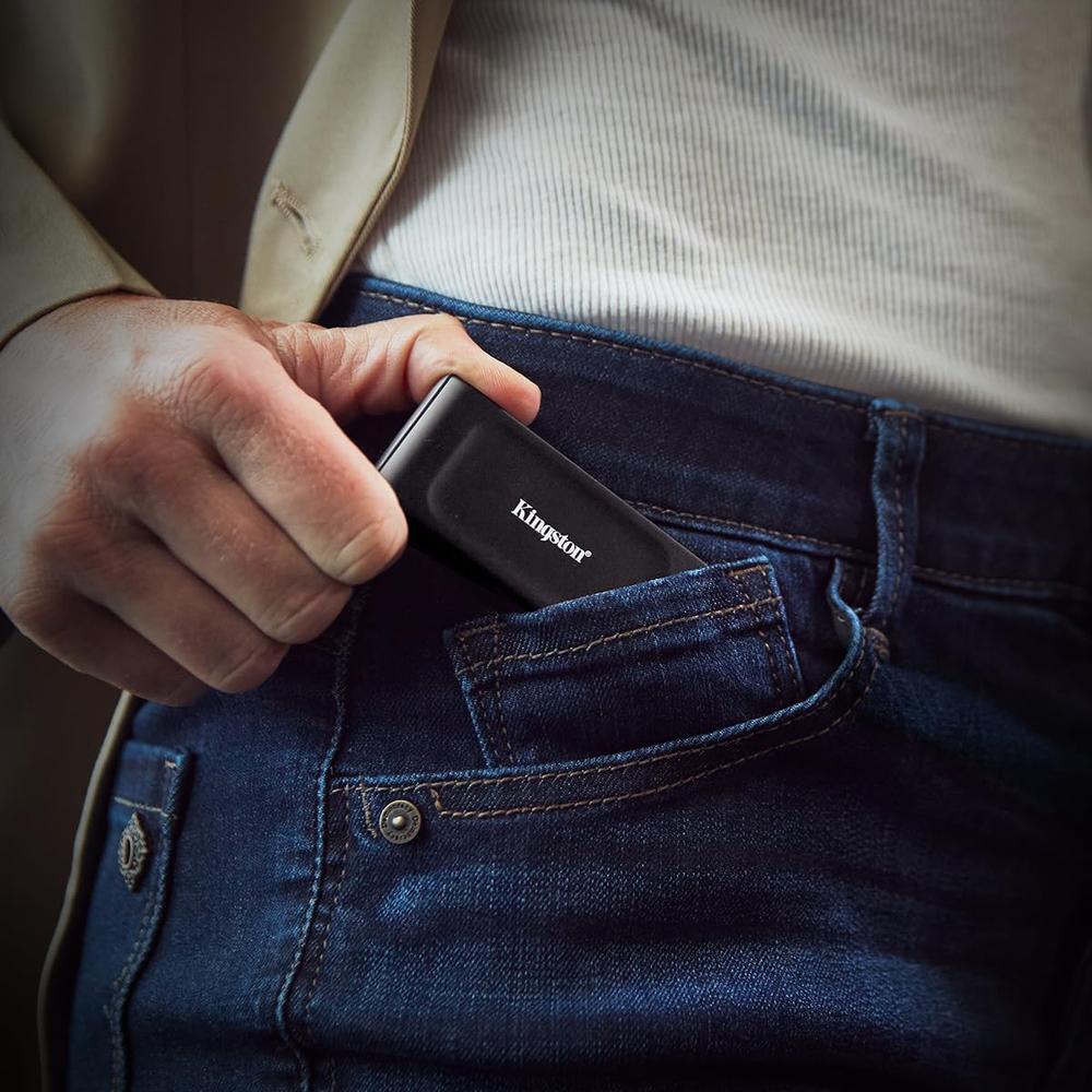 Ssd Externo Kingston Xs1000 2tb Usb C Negro Capacidad: