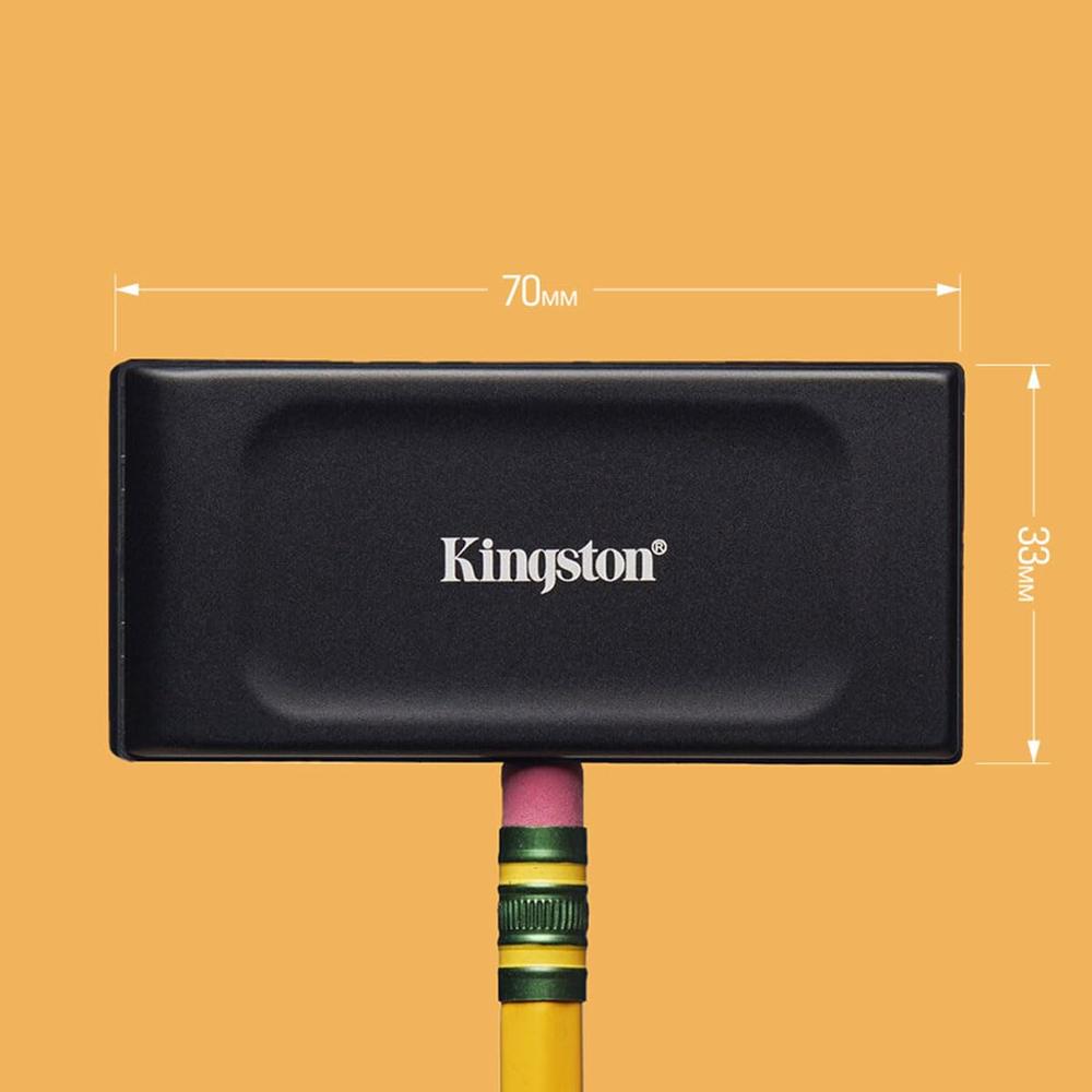 Ssd Externo Kingston Xs1000 2tb Usb C Negro Capacidad:
