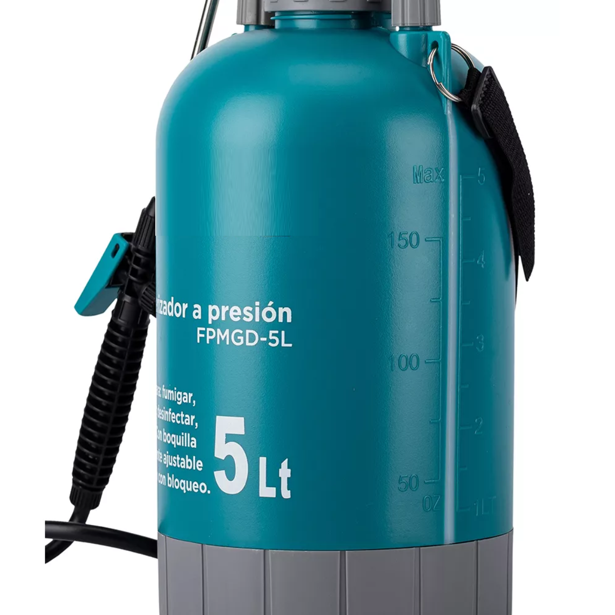 Pulverizador Fumigador Manual Rociador Válvula Correa Color Azul Petróleo