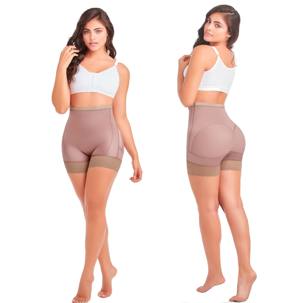 Faja Panty Short Talle Alto Levanta Glúteos Invisible debajo de la Ropa Original de Colombia.