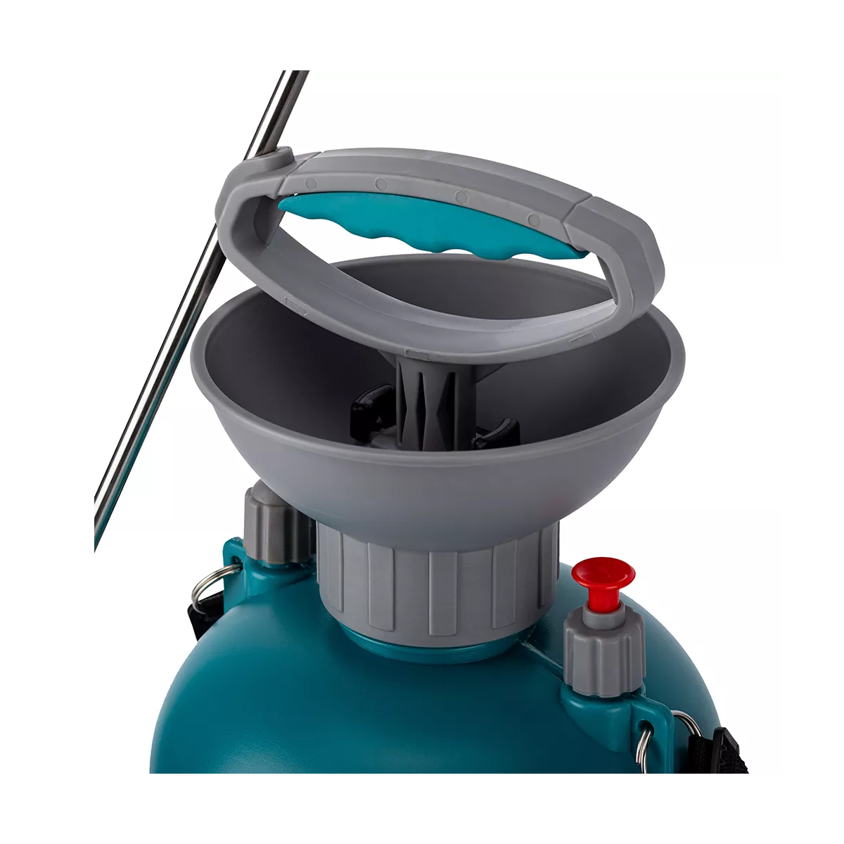 Pulverizador Fumigador Manual Rociador Válvula Correa Color Azul Petróleo