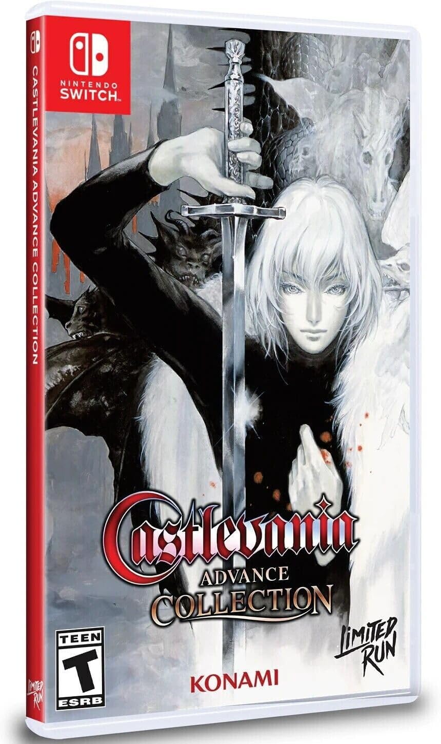 Castlevania Advance Collection Classic Edition - cover espada blanca