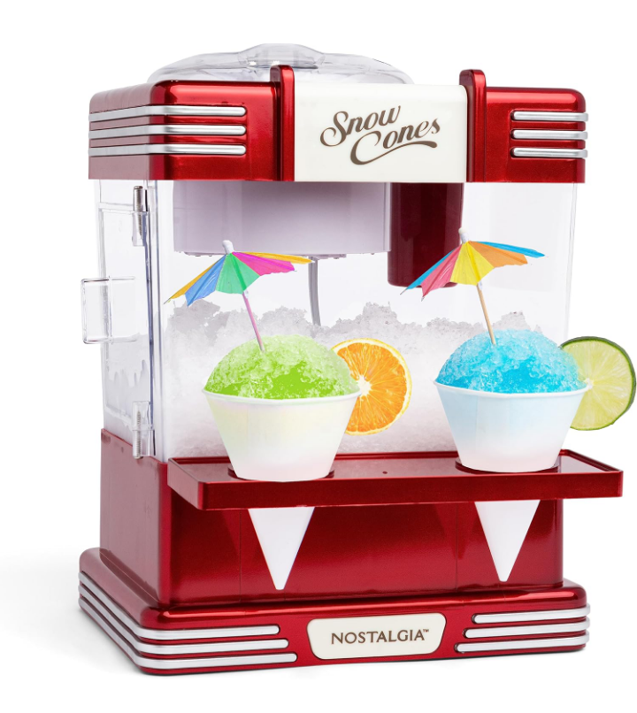 Máquina de raspados retro para fiestas coctel 
