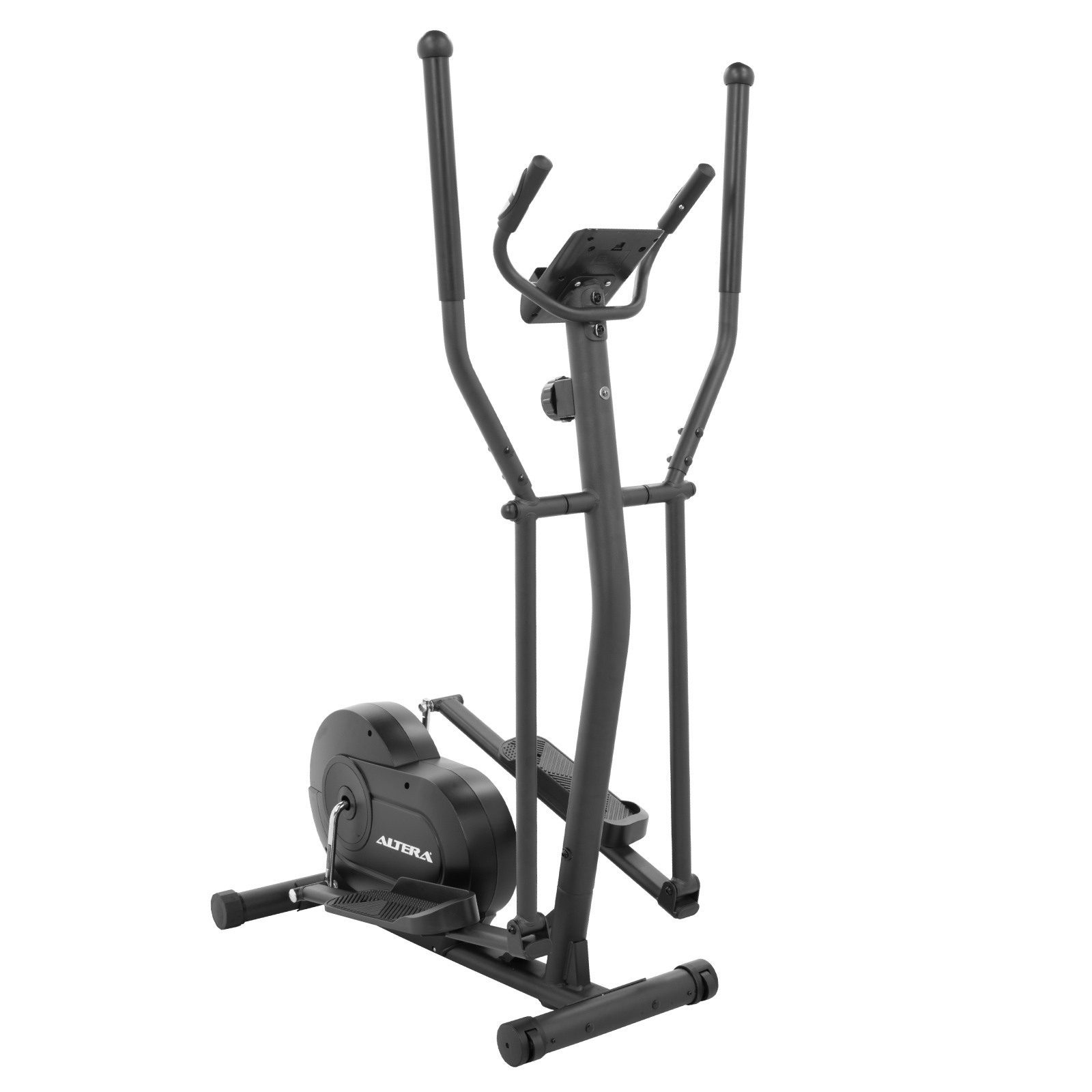 Escaladora Elíptica con 8 Niveles de Resistencia, Pantalla LCD y Asiento Ajustable