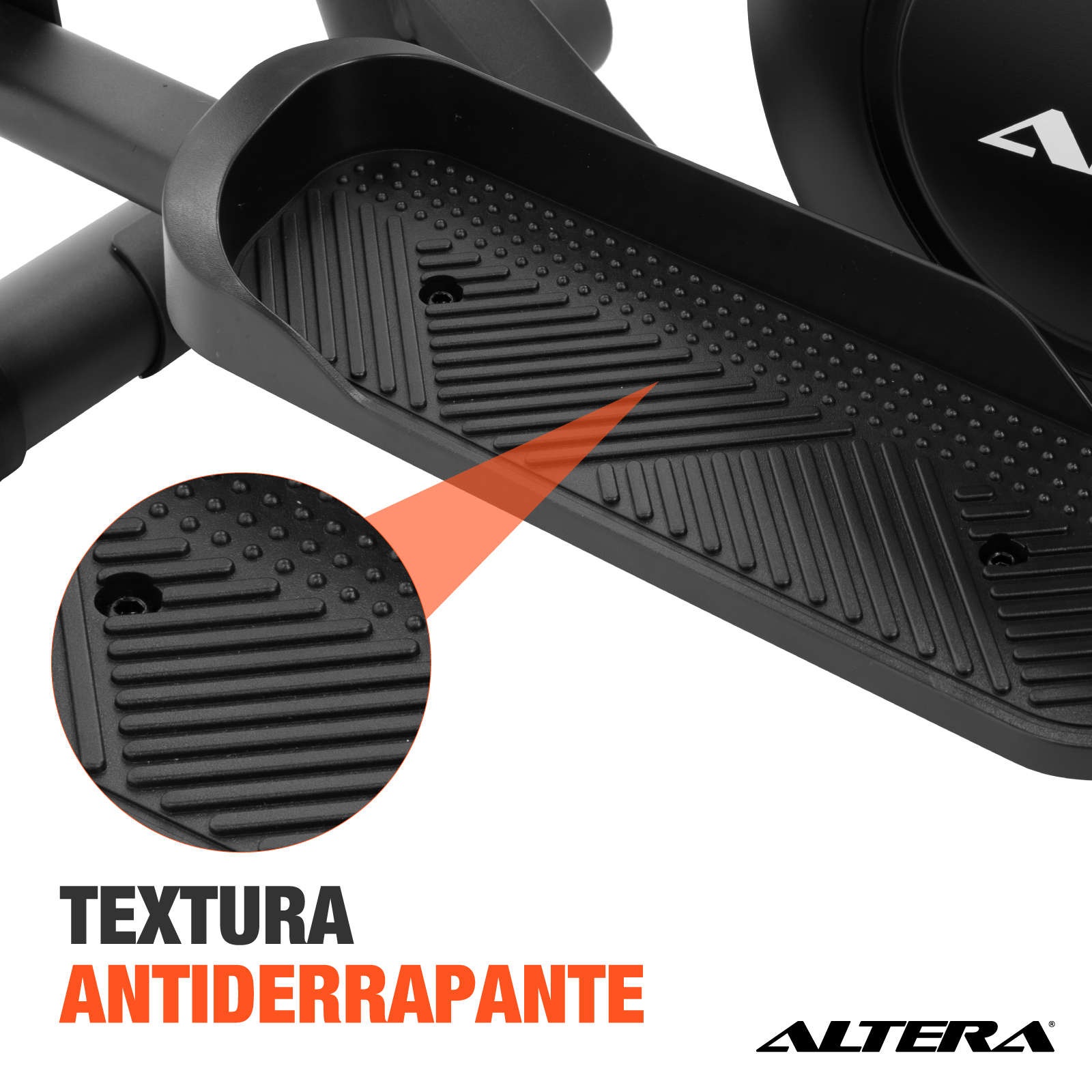 Escaladora Elíptica con 8 Niveles de Resistencia, Pantalla LCD y Asiento Ajustable