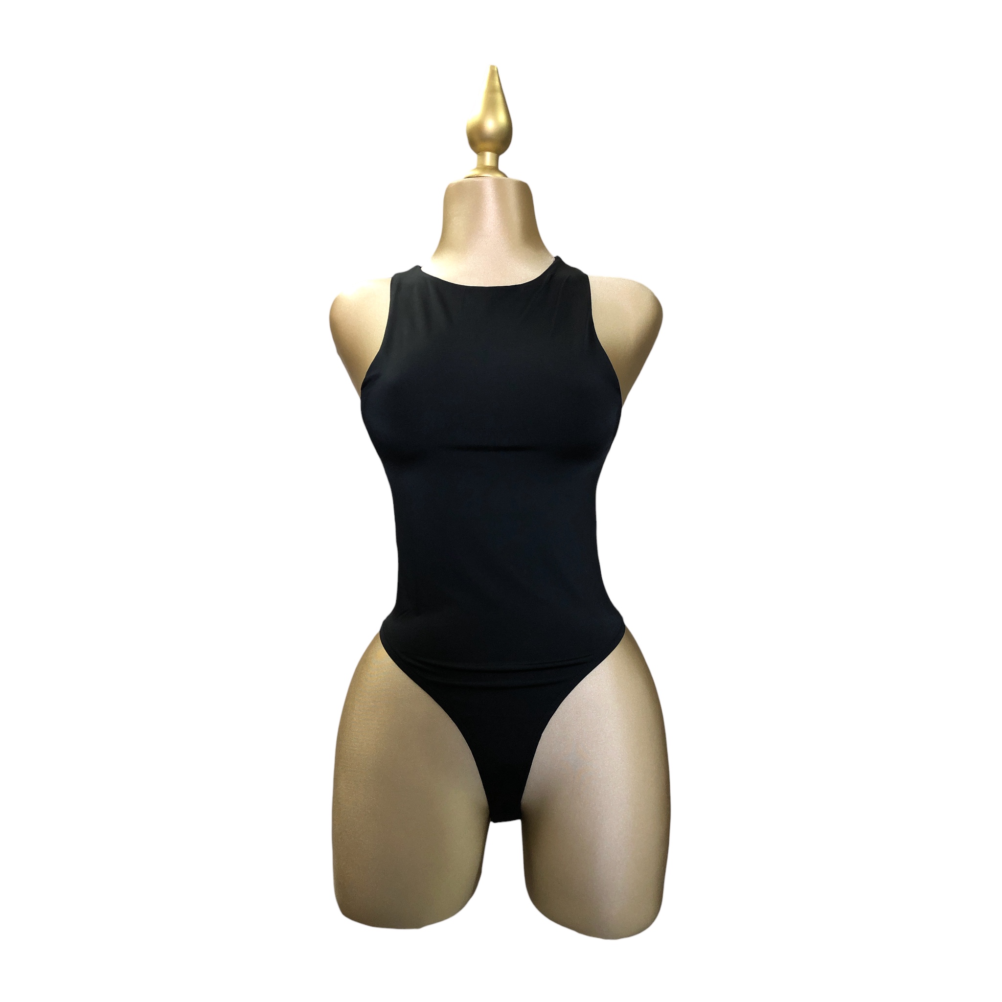 Body Color Negro Para Dama LC