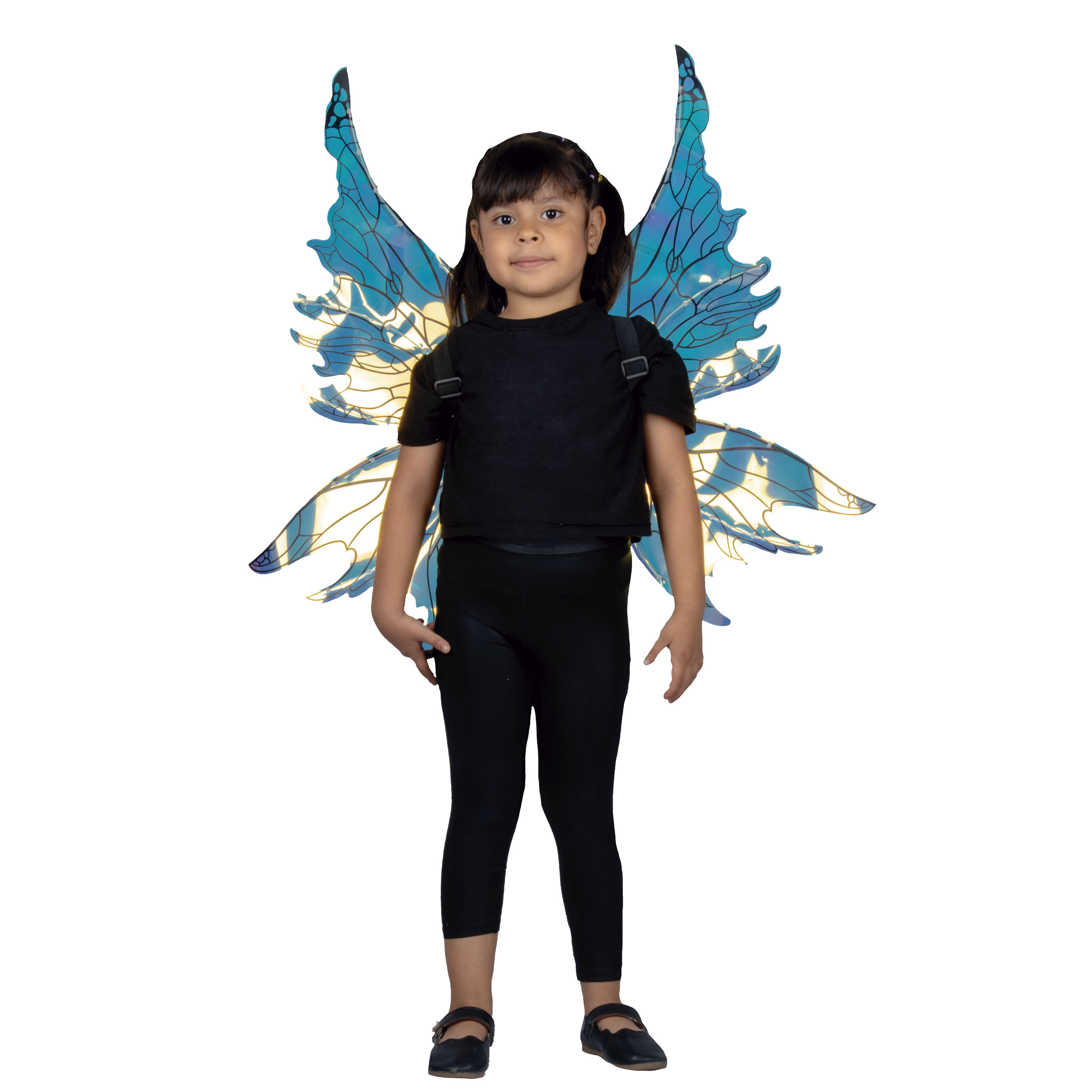 Alas De Hada Para Niña, Animadas Con Luz Y Movimiento, Disfraz de Hada.