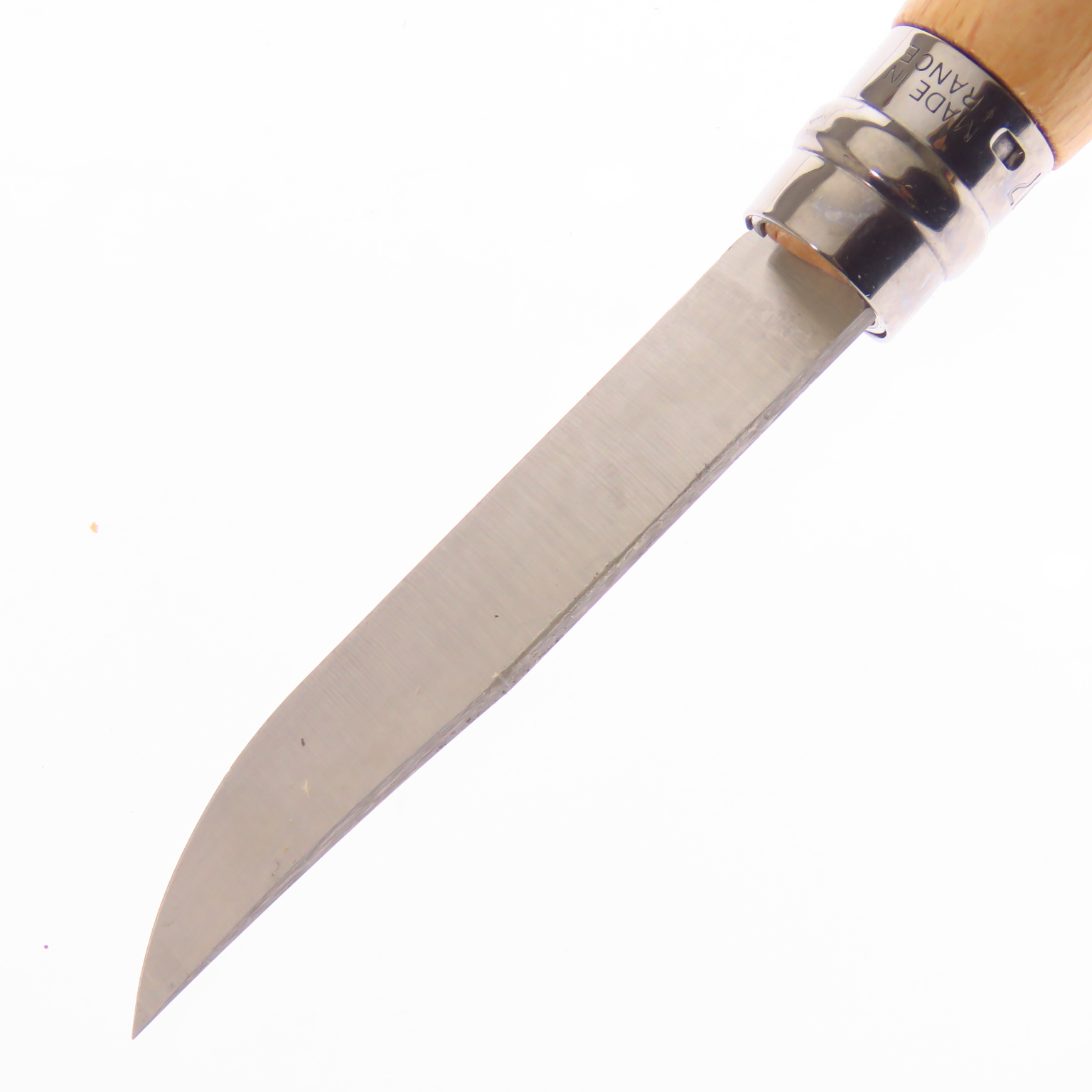 OP000693 Opinel N7 Navaja Filo Plano Inoxidable C Bloqueo