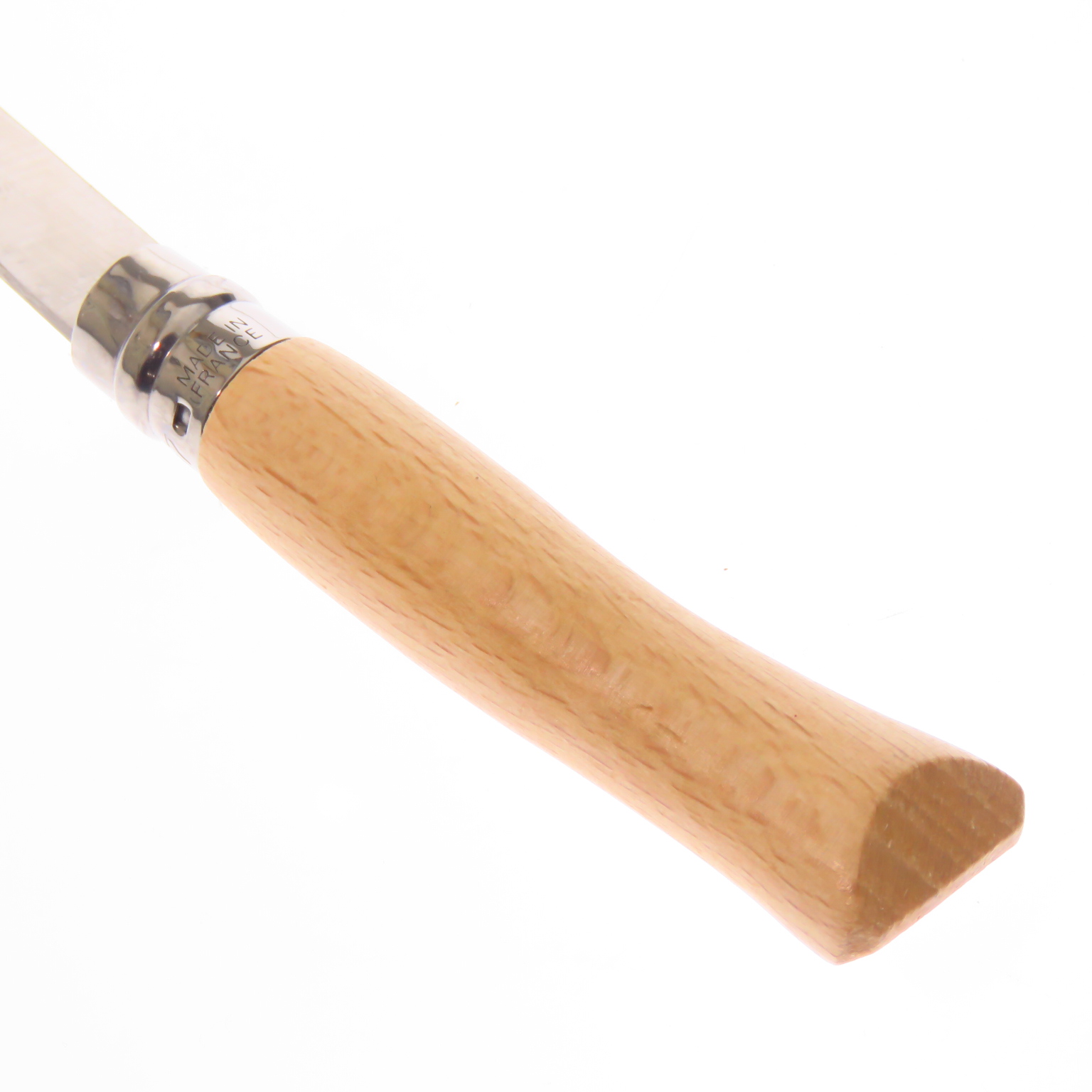 OP000693 Opinel N7 Navaja Filo Plano Inoxidable C Bloqueo