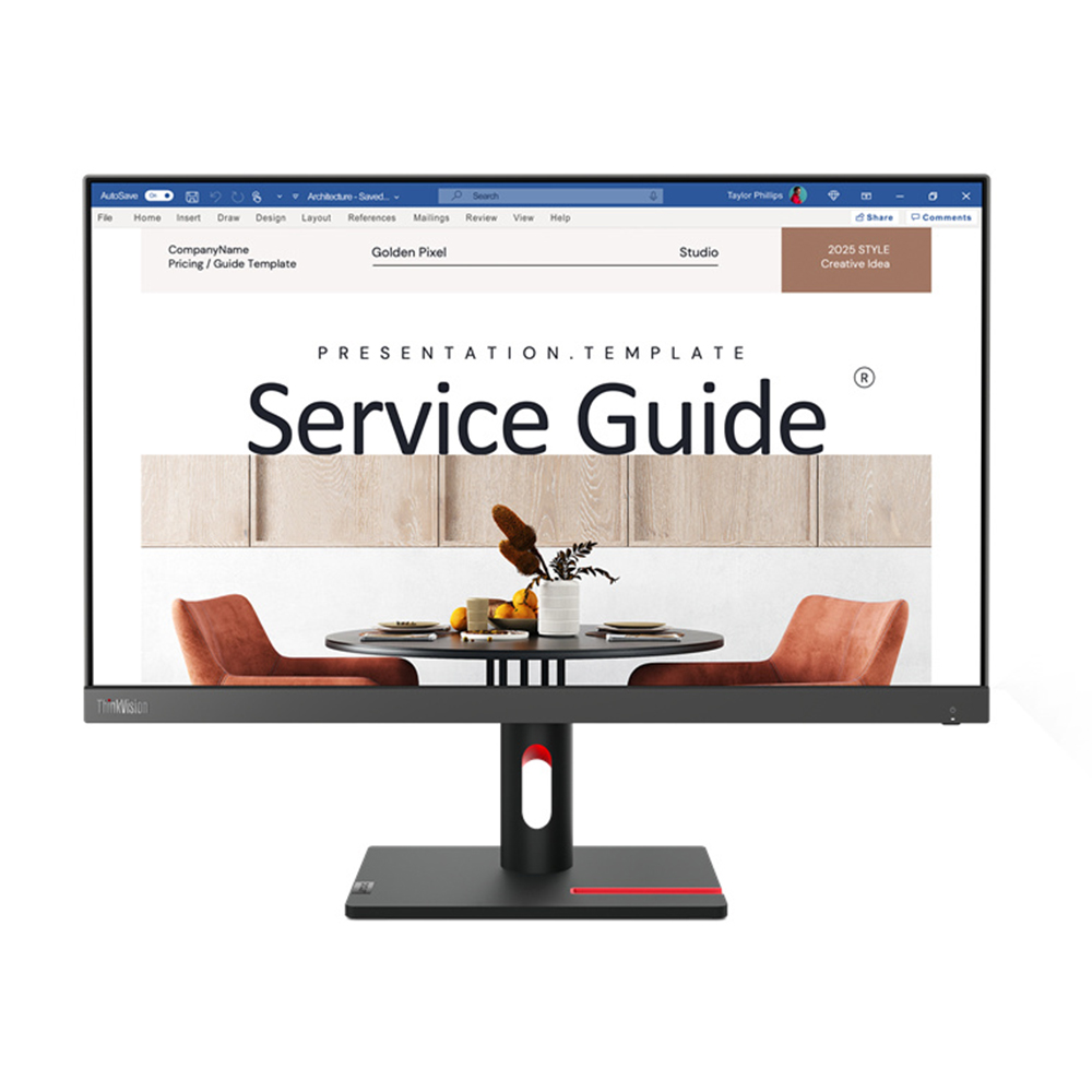 MONITOR LENOVO THINK VISION S24i-30 LED 23.8" IPS 4MS 100HZ HDMI VGA DP 63DEKAR3LA 