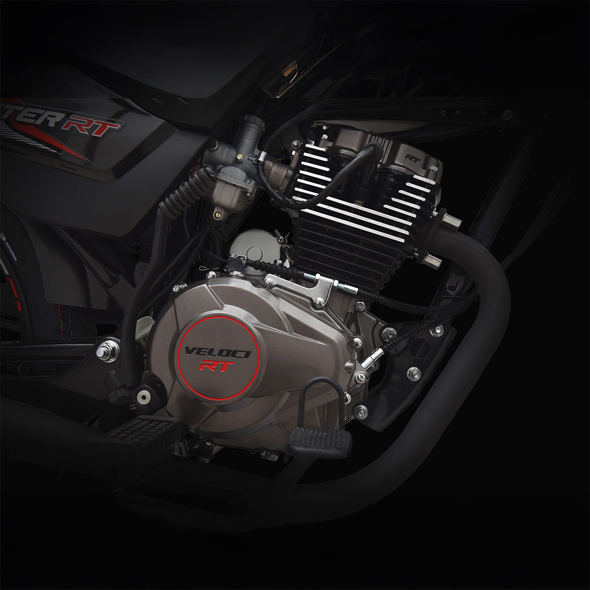 Motocicleta Veloci Boxter RT3 200 CC Negro 2025