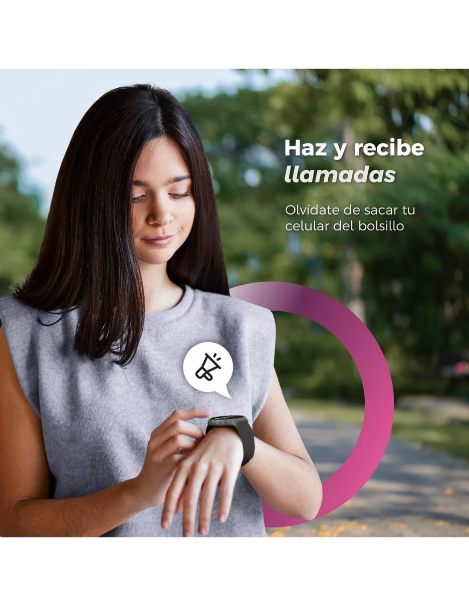 Reloj Smartwatch ERA One Lite V2 BINDEN Realiza Y Contesta Llamadas Negro
