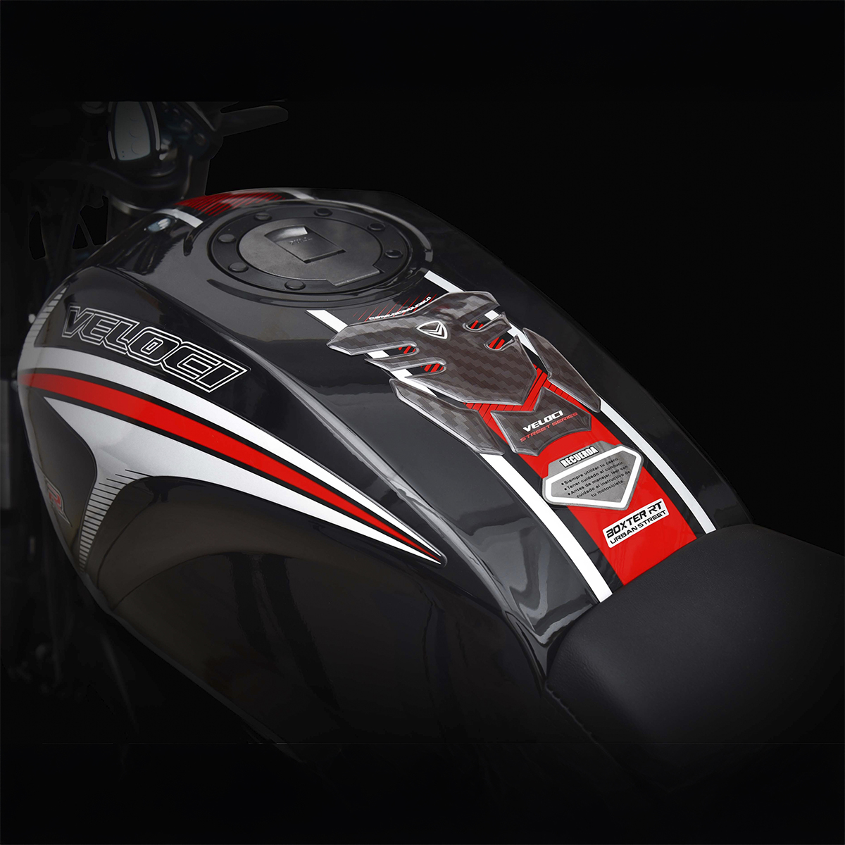 Motocicleta Veloci Boxter RT3 200 CC Negro 2025