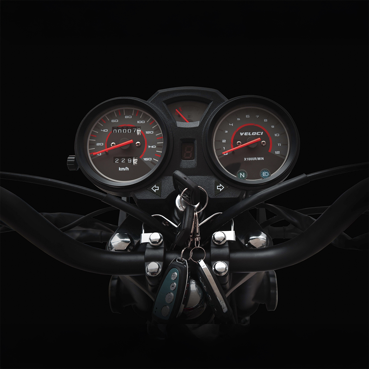 Motocicleta Veloci Boxter RT3 200 CC Negro 2025