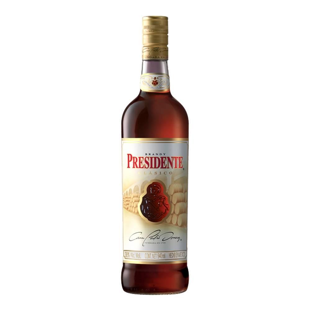 Pack de 6 Brandy Presidente Clasico 940 ml